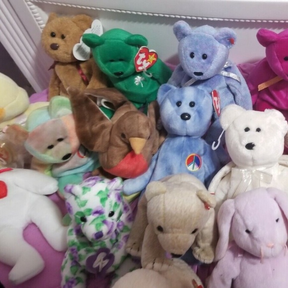 Lot of 43 TY Beanie Babies – Vintage 1990s Collection Rare Retired Plush Toys - Picture 4 of 14